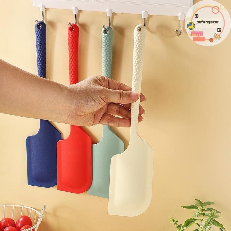 Pufangstar ไม้พายอบขนาดเล็กมีดโกนซิลิโคนทําเค้ก Gadgets ครีมไม้พาย DIY เครื่องครัวอบอร่อย TH