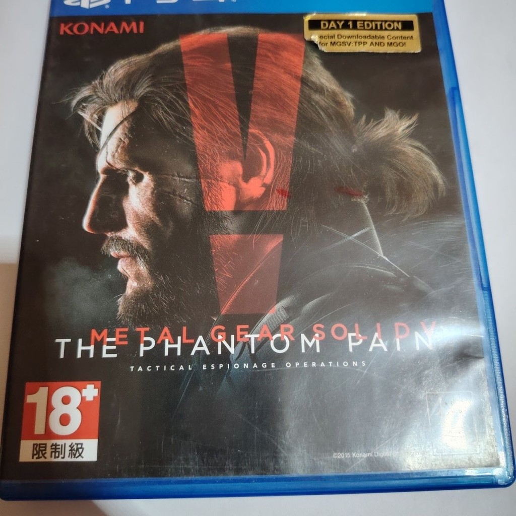 แผ่นเกม PS4 แบบไม่มีกล่อง Metal Gear Solid 5 The Phantom Pain ไม่มีเวอร์ชันภาษาจีนหรืออังกฤษ แผ่นฟิสิคัล Metal 5
