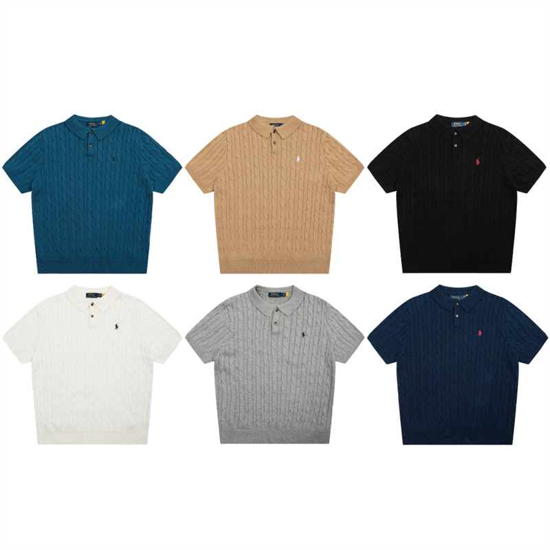 เสื้อโปโลแฟชั่นขนาดใหญ่สำหรับผู้ชายและผู้หญิง สีทึบ ดีไซน์หลวม สบายตัว แขนสั้น
