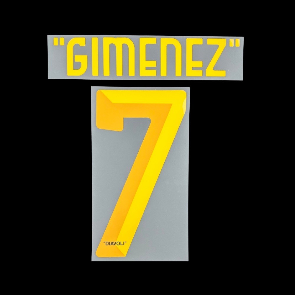 อย่างเป็นทางการ GIMENEZ 7 2024-25 4th AC Milan X OFF WHITE PRINT