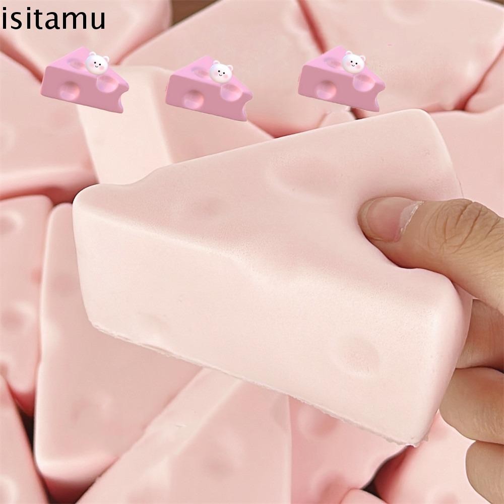 Isitaft ของเล่นบีบผลไม้, ผลไม้จําลองแตงโมการ์ตูน Fidget ของเล่น, กระต่ายแปลกใหม่อาหาร TPR ผลไม้หยิกของเล่นตลก