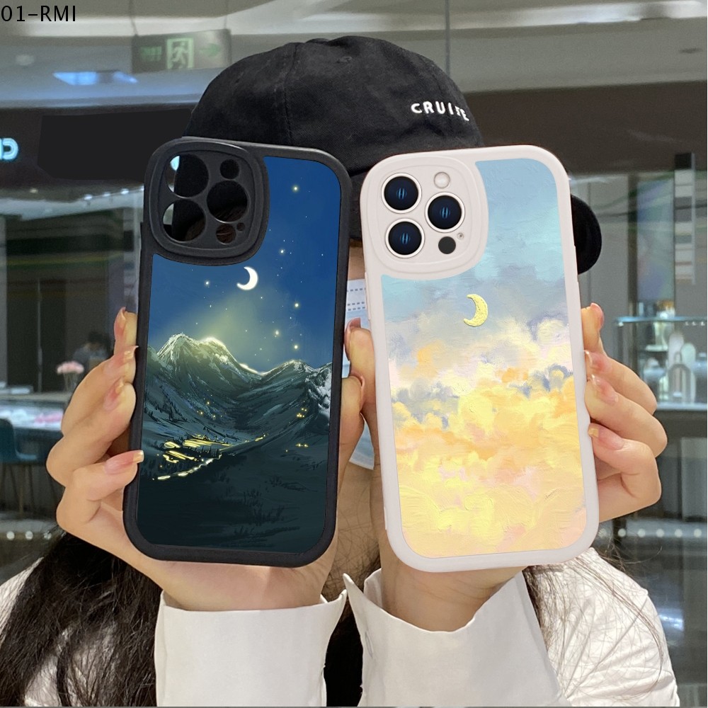 Xiaomi Redmi Note 9A 10 10S 13 13C 13T 11T 10T Poco M6 M5S C65 X6 Mi Pro Plus 5G เคสซัมซุง ดอกไม้ เคส