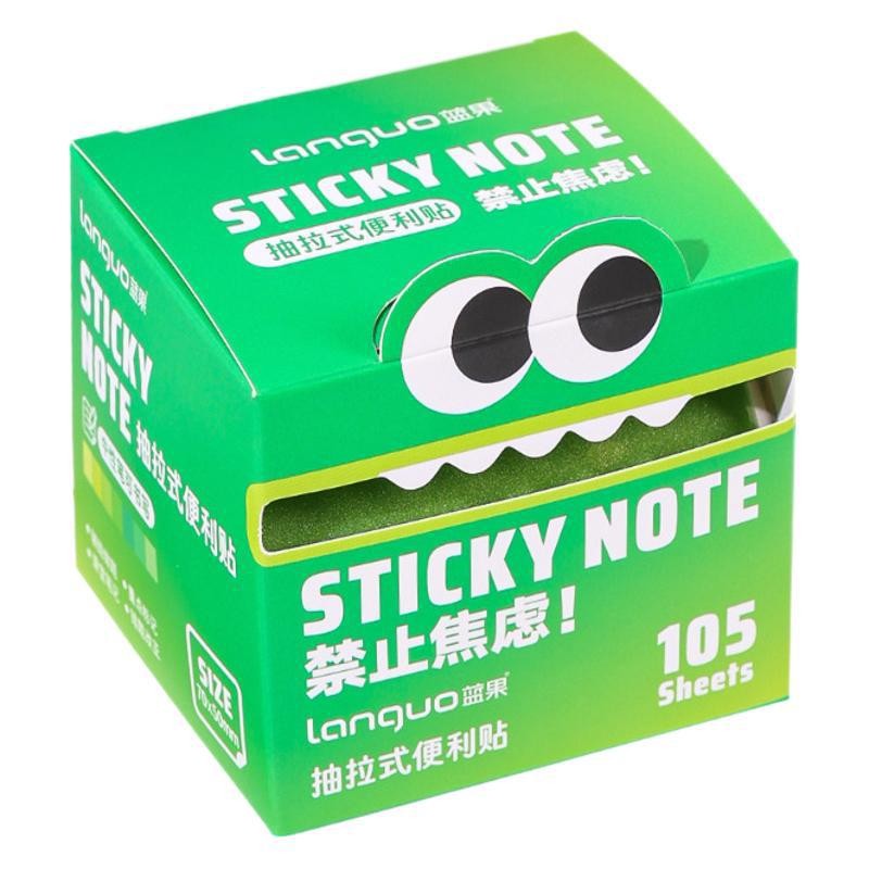 [ดอกทานตะวัน] Dopamine Sticky Notes นักเรียนแบบดึงออกใช้วัสดุ Pearlescent น่ารักมูลค่าสูง Sticky Notes สติ๊กเกอร์