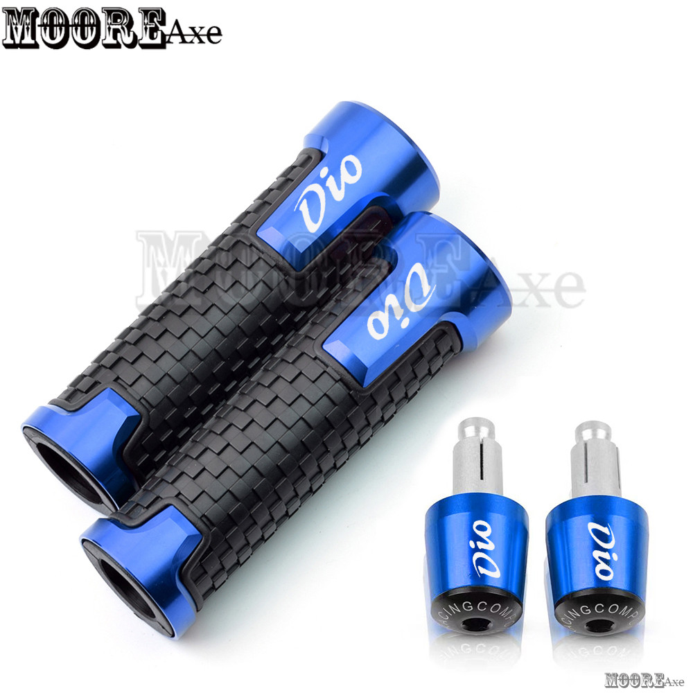 Mooreaxe สําหรับ HONDA Dio 1 2 3 อุปกรณ์เสริมรถจักรยานยนต์ Handlebar Grips พร้อมปลาย CNC Alloy 7/8 ปลั๊กปลายแฮนด์ SBDTZ ราคา ถูกที่สุด ดีลบีเคเค รูปภาพหลัก