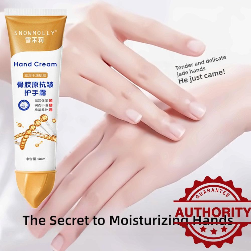 ครีมทามือคอลลาเจน มอยส์เจอร์ไรซิ่ง แฮนด์ แคร์ 40มล. K6q4