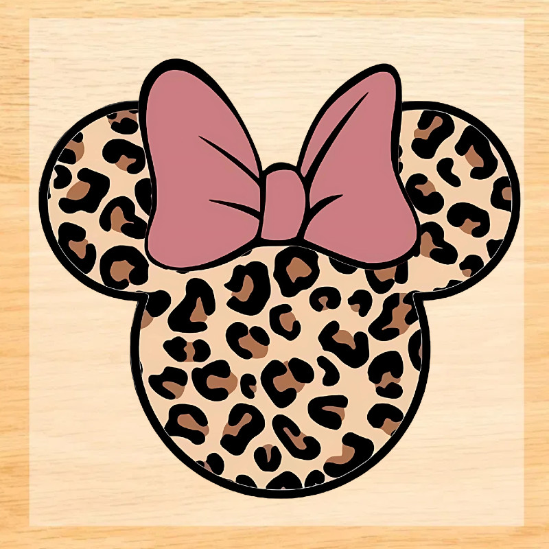 สติ๊กเกอร์มินนี่แฟชั่น สติ๊กเกอร์นําไฟฟ้าความร้อนของดิสนีย์ มิกกี้เมาส์ บันทึก สติ๊กเกอร์ล้างทําความสะอาดได้ เสื้อยืดและกระ - รูปที่ 7