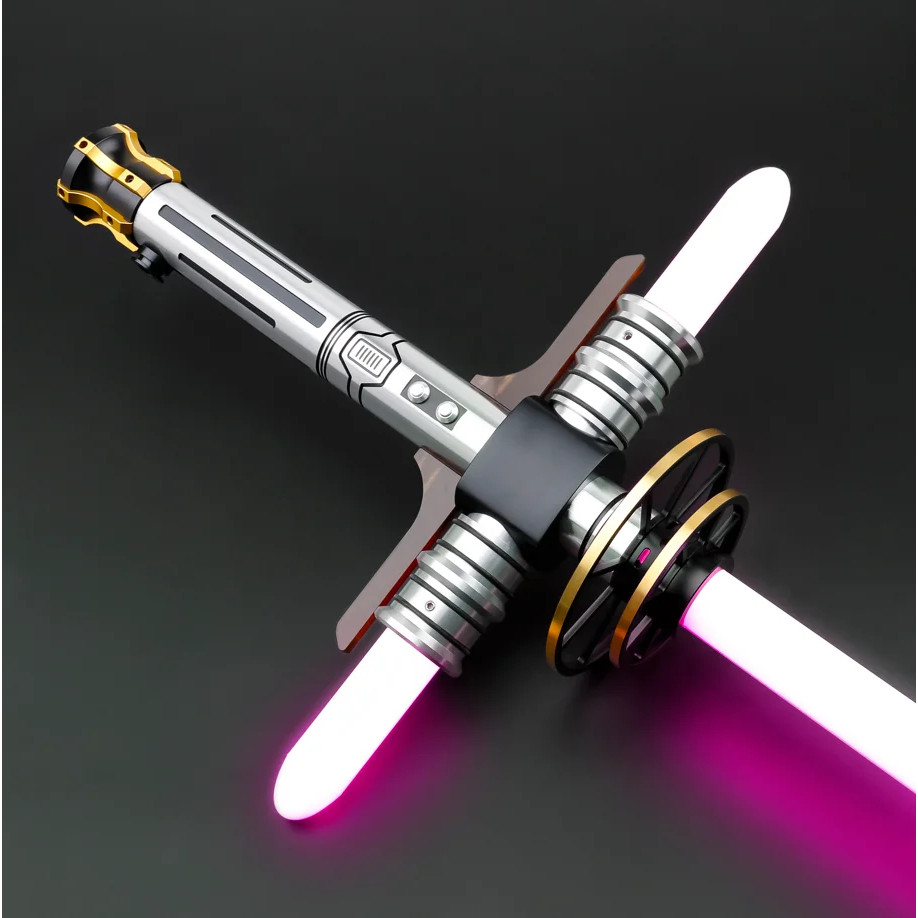 TXQSABER D12 Black angel โลหะ Lightsaber, โลหะ Hilt Heavy FightingRGB LightjediLaser ดาบ
