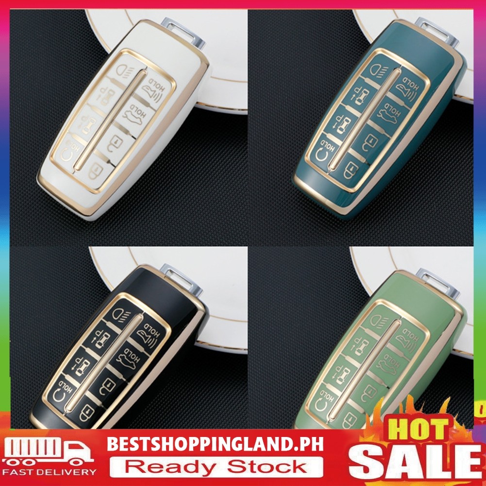 <BESTSHOPPINGLAND> นุ่มสําหรับ TPU Remote Flip Key Fob สําหรับ Hyundai สําหรับ Genesis GV60 GV80 G70