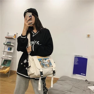 New Mens Nylon Bag Minimalist Casual Crossbody Bag