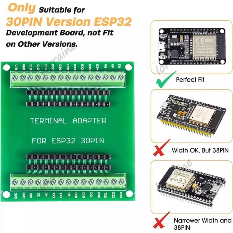 บอร์ดขยาย ESP32 บอร์ดขยาย 30Pin GPIO Breakout Board ใช้งานร่วมกับ 30 Pins ESP32 บอร์ดพัฒนา ราคา ถูกที่สุด ดีลบีเคเค แกลเลอรีภาพที่ 4