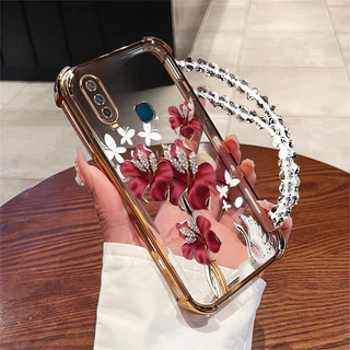กันกระแทกcase สําหรับ vivo Y11 Y12 Y15 Y17 Y19 Y19S เคสโทรศัพท์ TPU สร้อยข้อมือล่าสุด 2025 ดีไซน์ใหม่ความงาม softCase