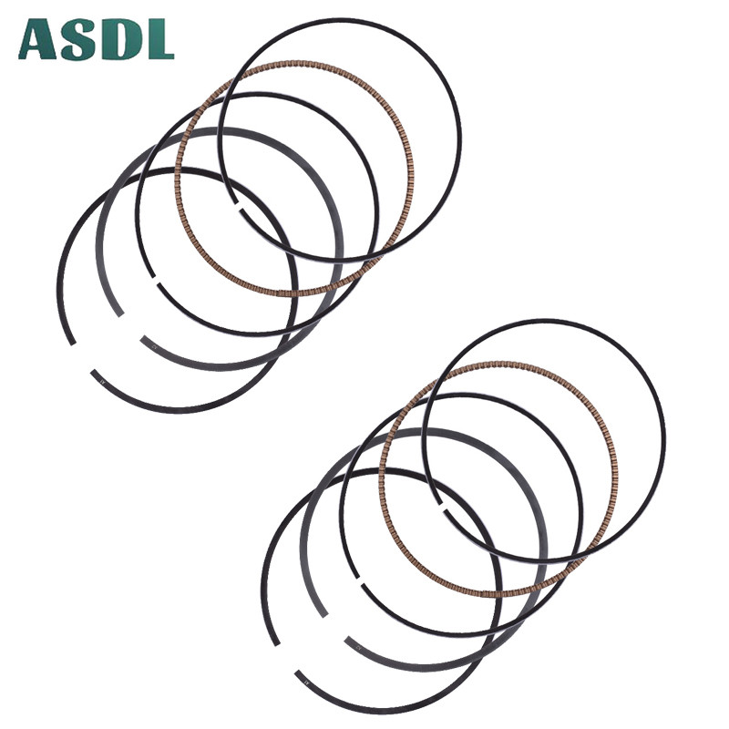 Asdl 1/2 ชุด 83 มม.มอเตอร์จักรยานแหวนลูกสูบชุดสําหรับ KAWASAKI ER6N ER6F 2006-2016 NINJA650 สําหรับ CF MOTO CF650NK CF650GT CF650MT CF650TK CF650TR