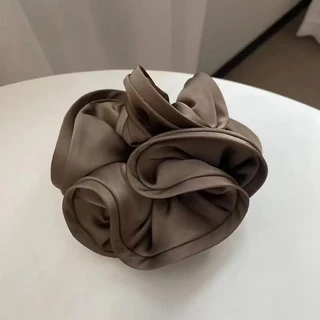 ผู้ถือหางม้าผม Tie Elegant ขนาดใหญ่ลําไส้ผม Scrunchies DIY อุปกรณ์เสริมของขวัญความยืดหยุ่นสูง Durability แหวนผม