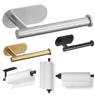 ที่ใส่กระดาษม้วนสแตนเลสติดผนังสําหรับห้องครัวในห้องน้ํา - ชั…