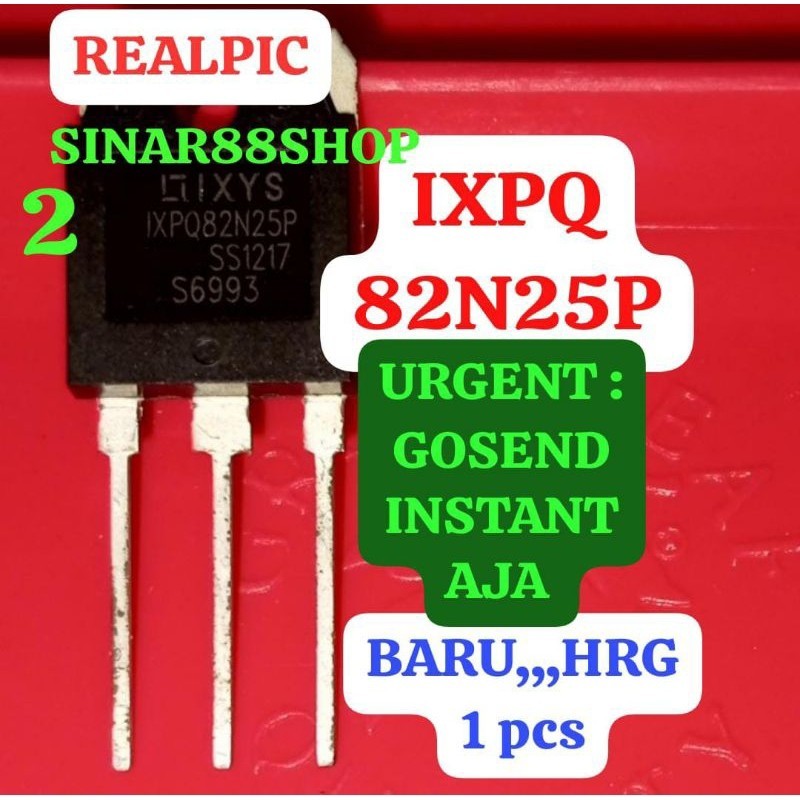IXPQ82N25P IXPQ 82N25P 82N25 P TO-3p MOSFET 82A 250V IXYS AMPLI MOSPET IGBT IC TRANSISTOR TR AMPLIFI