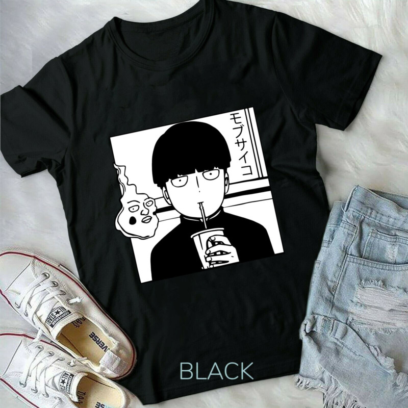 Mob Psycho 100 เสื้อยืด Unisex ใหม่,เสื้อยืด Shigeo Kageyama,Dipple และ Mob,อะนิเมะ