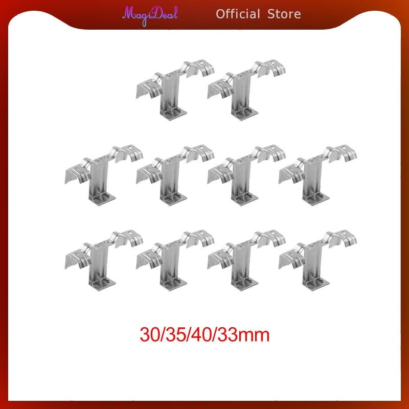 Magideal 10 ชิ้น Solar Panel คลิประบายน้ําพลังงานแสงอาทิตย์ Diversion Clip Pv Module