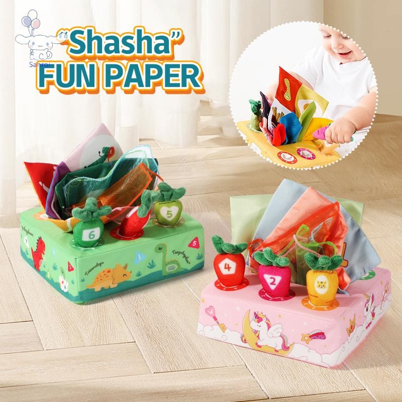 Montessori ของเล่นดึงแครอท เกมจับคู่สีและจํานวน ตุ๊กตาของเล่นเสริมพัฒนาการเด็ก 0-3 ปี ของขวัญเด็ก