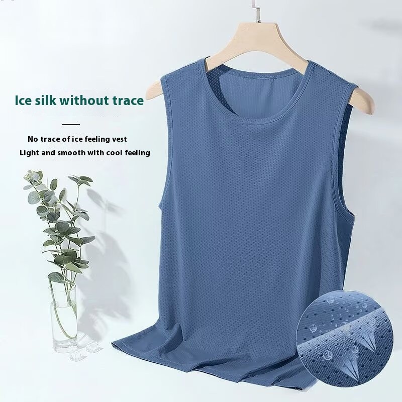 Muse Harbor Round Neck Mens Summer Cool Sports เสื้อกล้ามแขนกุด