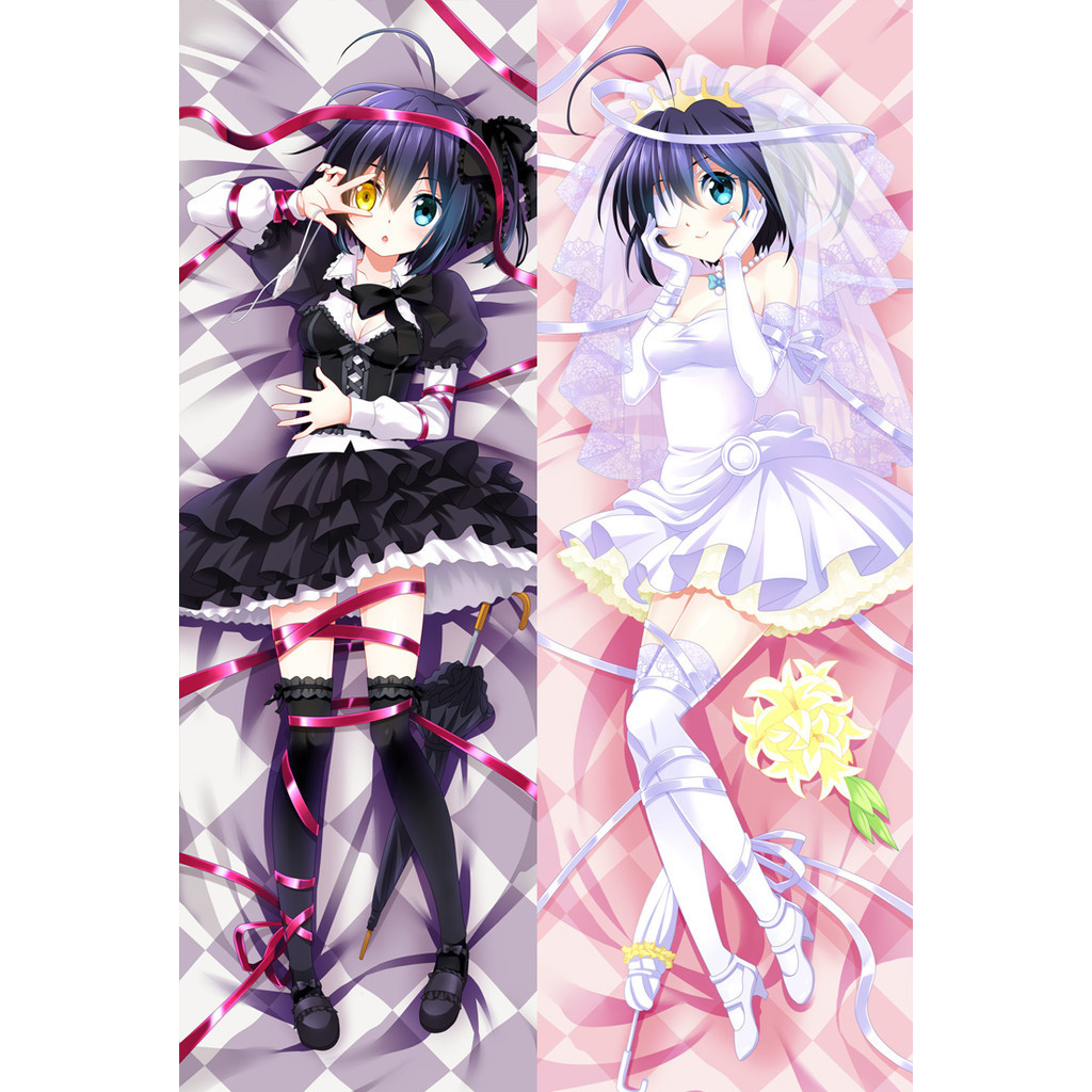 อะนิเมะ Dakimakura Rikka Takanashi จากLove, Chunibyo & Other Delusions หมอนก�อดสำหรับOtaku