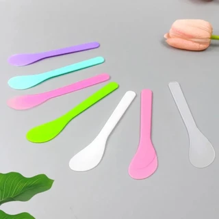 1 ชิ้น มาสก์หน้า ไม้พายสัก เครื่องสําอาง สกู๊ป DIY มาสก์หน้า ช้อน ความงาม แต่ง โคลน ผสม เครื่องมือแต่งหน้า