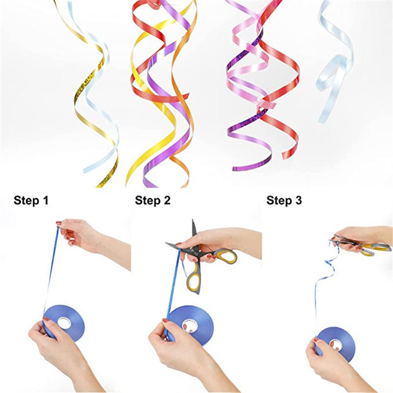 ริบบิ้นพวงมาลัย ริบบิ้นพลาสติกเนื้อเงา ขายส่ง ห่อของขวัญ ตกแต่งคริสต์มาส