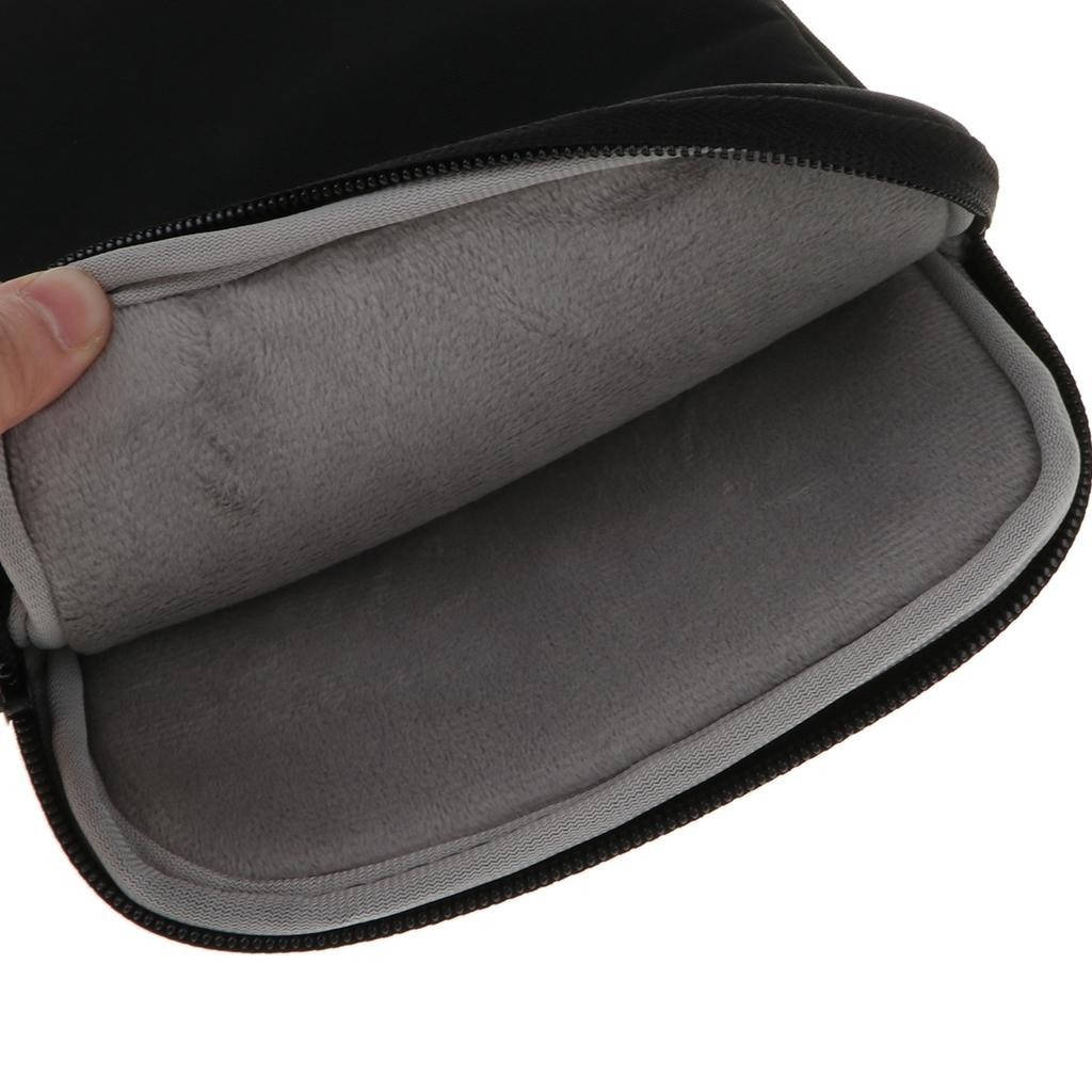 [csojirv] กระเป๋าเคสใส่แล็ปท็อป แท็บเล็ต มีซิป ขนาด 7.9 นิ้ว สีดํา