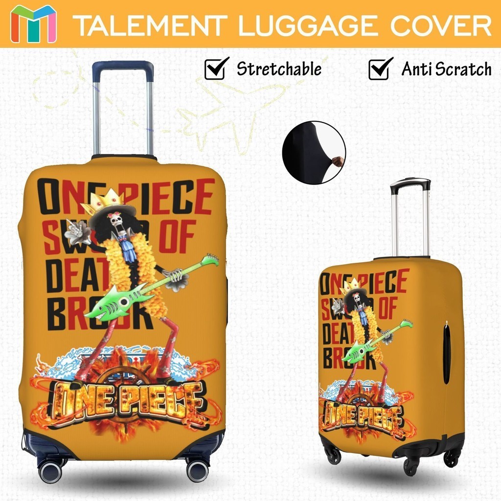 ผ้าคลุมกระเป๋าเดินทาง One Piece ผ้าสแปนเด็กซ์ แบบยืดหยุ่น ยืดหยุ่น Luggage Cover 18 20 22 24 26 28 30 32 นิ้ว B50