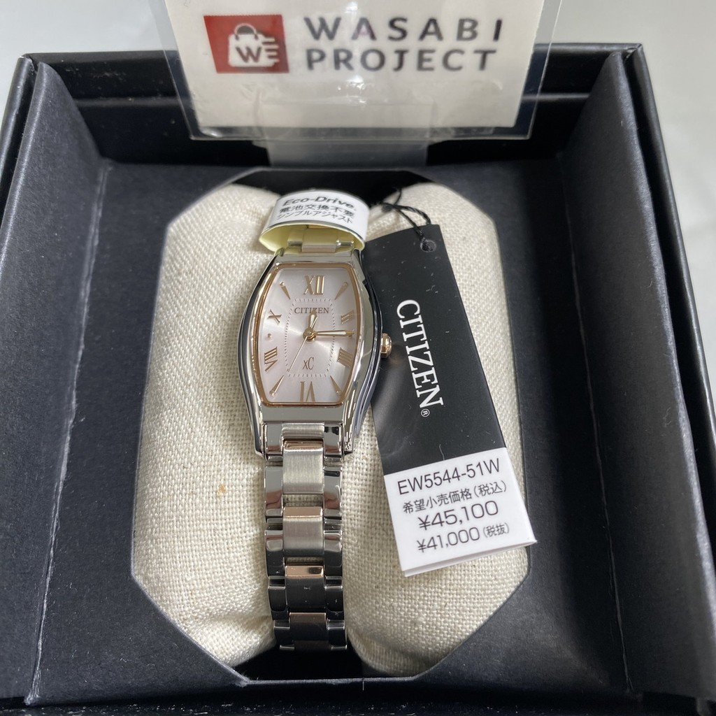 [Authentic★Direct from Japan] CITIZEN EW5544-51W Unused xC Eco Drive Sapphire glass pink SS Women Wrist watch นาฬิกาข้อมือ