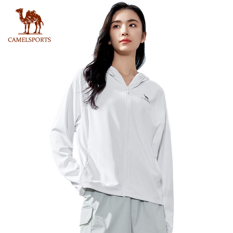 CAMEL SPORTS ผู้ชาย ผู้หญิง ของแท้ ไหมพรม ป้องกันแสงแดด เสื้อผ้าใหม่ ฤดูร้อน ความรู้สึกน้ําแข็ง ระบา