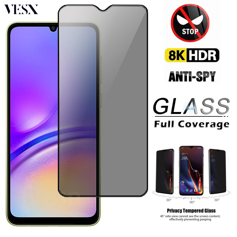 SAMSUNG 9D Anti-Spyความเป็นส่วนตัวกระจกนิรภัยป้องกันหน้าจอฟิล์มสําหรับSamsung ss Galaxy A07 A06 A05 