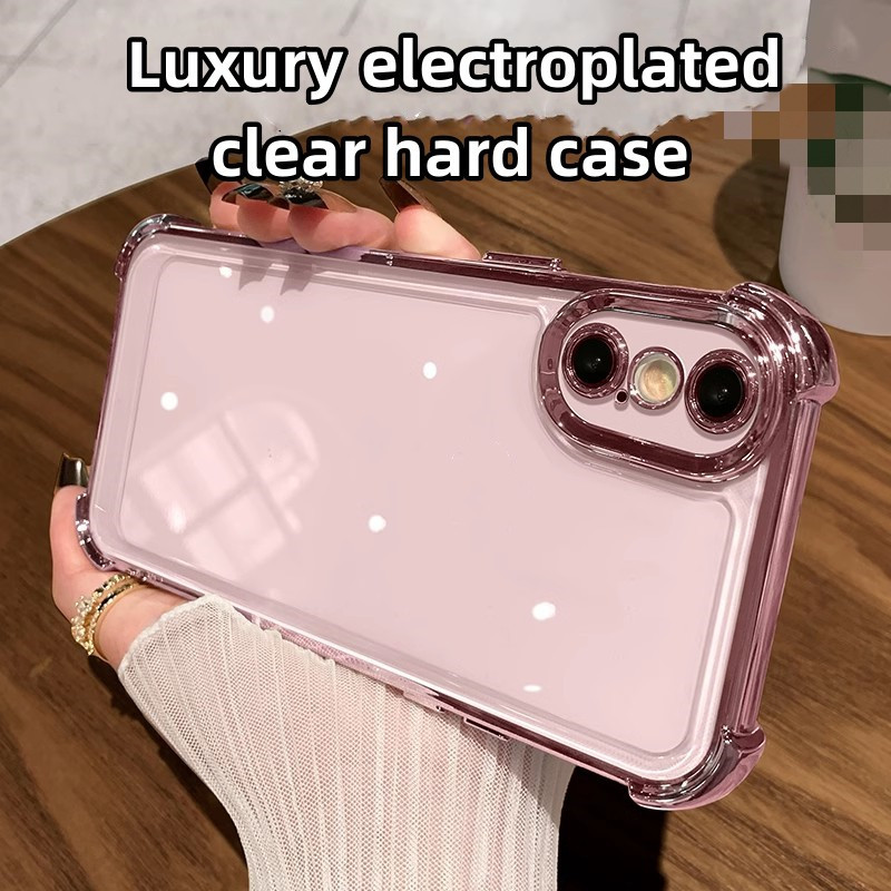 ที่ดีที่สุดสําหรับ iPhone xr กรณี x xs max 7plus 8plus 11 12 13 14 หรูหราเคลือบด้วยไฟฟ้าเต็มกล้องฝาครอบป้องกันความงามใสกันกระแทกซิลิโคนเคสโทรศัพท์แข็ง