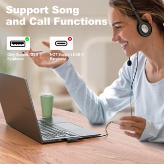 Fonken 2 in 1 อะแดปเตอร์ USB C ตัวผู้ เป็น USB 3.2 ตัวเมีย พร้อมพอร์ตชาร์จ PD100W รองรับฟังก์ชั่น OTG สําหรับโทรศัพท์มือถือ แล็ปท็อป