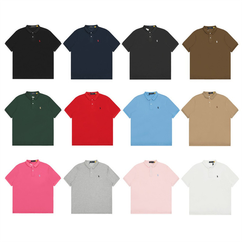เสื้อโปโลแขนสั้นสไตล์สตรีทสำหรับทั้งชายและหญิง เหมาะสำหรับสวมใส่ในวันสบาย ๆ