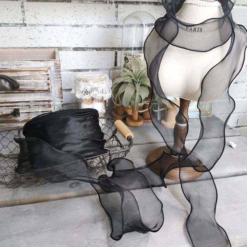 Ins Crowtail ริบบิ้นดอกไม้เค้กบรรจุภัณฑ์เชือกการจัดดอกไม้ DIY วัสดุ - รูปที่ 4