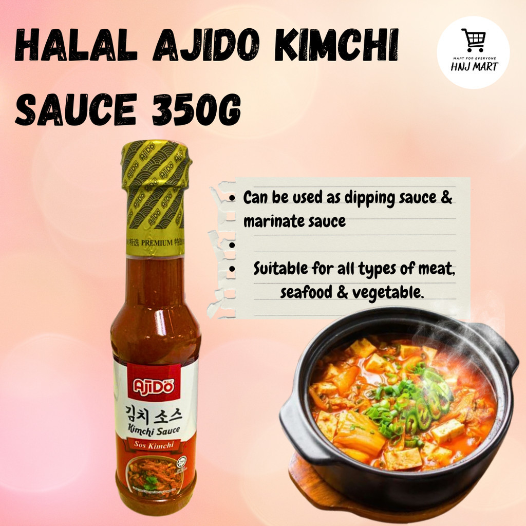 HALAL AJIDO KIMCHI SAUCE 350G KIMCHI SOUP BASE KIMCHI RAMEN ฐานซุปหม้อร้อน