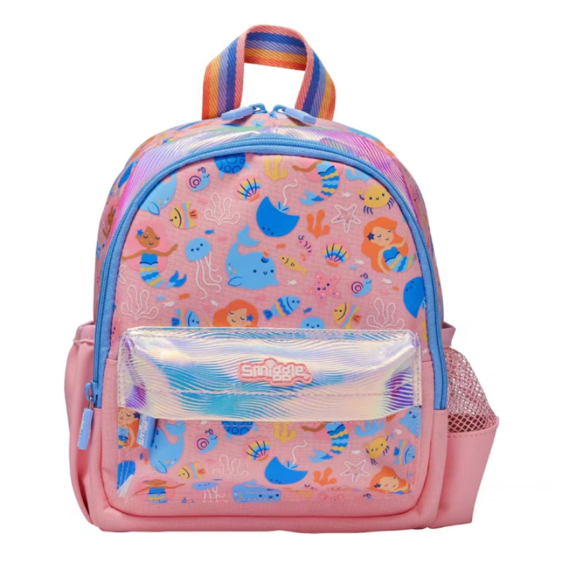 ออสเตรเลีย smiggle Mermaid Underwater World Kindergarten Schoolbag mini Children Ultra-Light Backpack Small Backpack