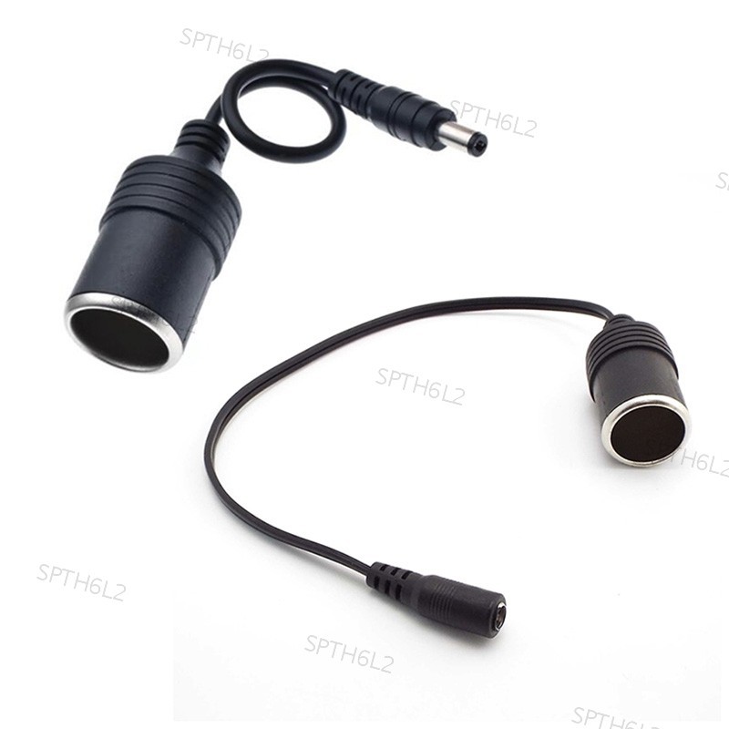 12v 24V 5A DC ชายหญิงสายไฟรถ Charger อะแดปเตอร์ซ็อกเก็ตปลั๊ก 5.5 มม.* 2.1 มม.TH6L2