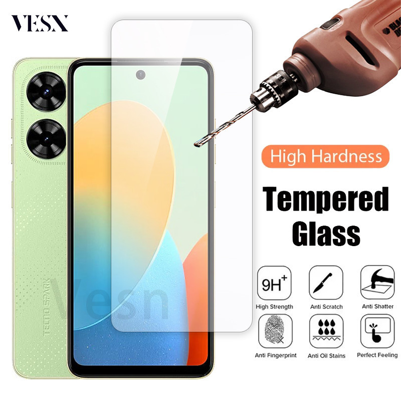 ฟิล์มกระจกนิรภัย Tecno Spark GO 30C 20 20C 10 10C 9 9T 8 8P 8C 8T 7T 7P 7 6 5 4 Lite Pop 8 7 6 5 1 P