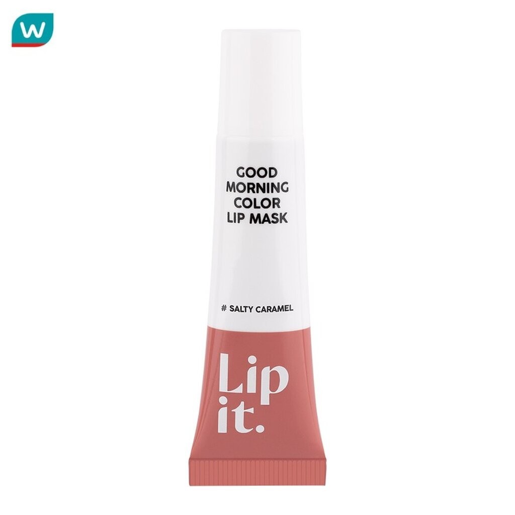 Lip It ลิปอิท กู๊ดมอร์นิ่ง คัลเลอร์ ลิป มาสก์ 10ก. 02 ซอลตี้คาราเมล