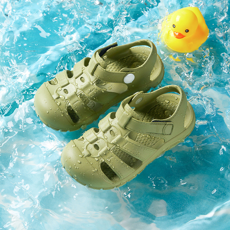Cheerful Mario 17-24ซม รองเท้า Sandal เด็ก ฤดูร้อน ลำลอง รองเท้าแตะโรมันเด็ก หลายสี ใส่นุ่มสบาย รองเท้ารัดส้นหัดเดินเด็ก