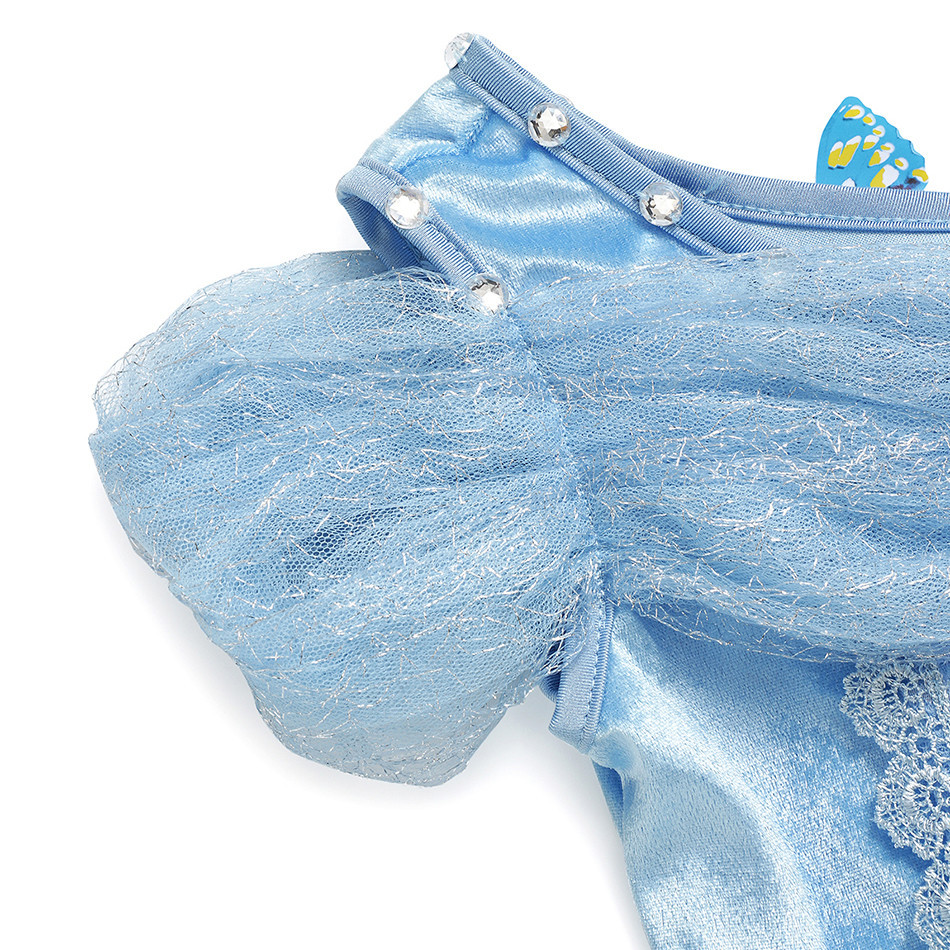 Disney Cinderella ชุดเจ ้ าหญิงคอสเพลย ์ เครื ่ องแต ่ งกายเด ็ กฮาโลวีนสาววันเกิดชุดราตรีเสื ้ อผ ้ าเด ็ ก - รูปที่ 5