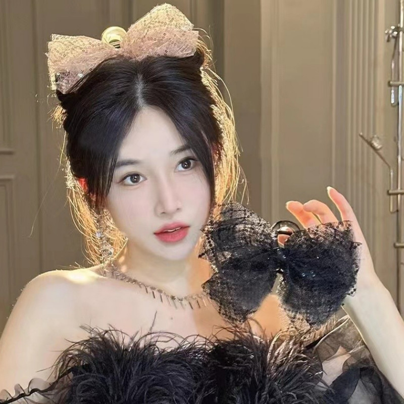 แฟชั ่ นเกาหลี Elegant ตาข ่ ายเลื ่ อมผมคลิปฤดูร ้ อนขนาดใหญ ่ Hairpin ผม Clamp อุปกรณ ์ เสริมผมสําหรับผู ้ หญิงหญิง