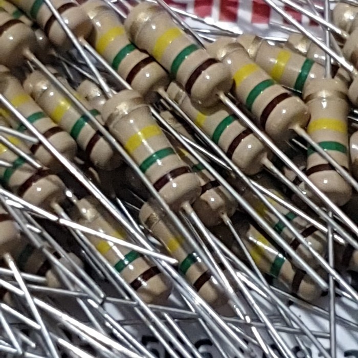 ตัวต้านทาน 500 ชิ้น 0.50 1/2 W 4k7 4700 โอห์ม -OP35