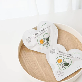 Seno Sincere Facial Cleansing Soap 65g ซินญอ สบู่ล้างหน้า.