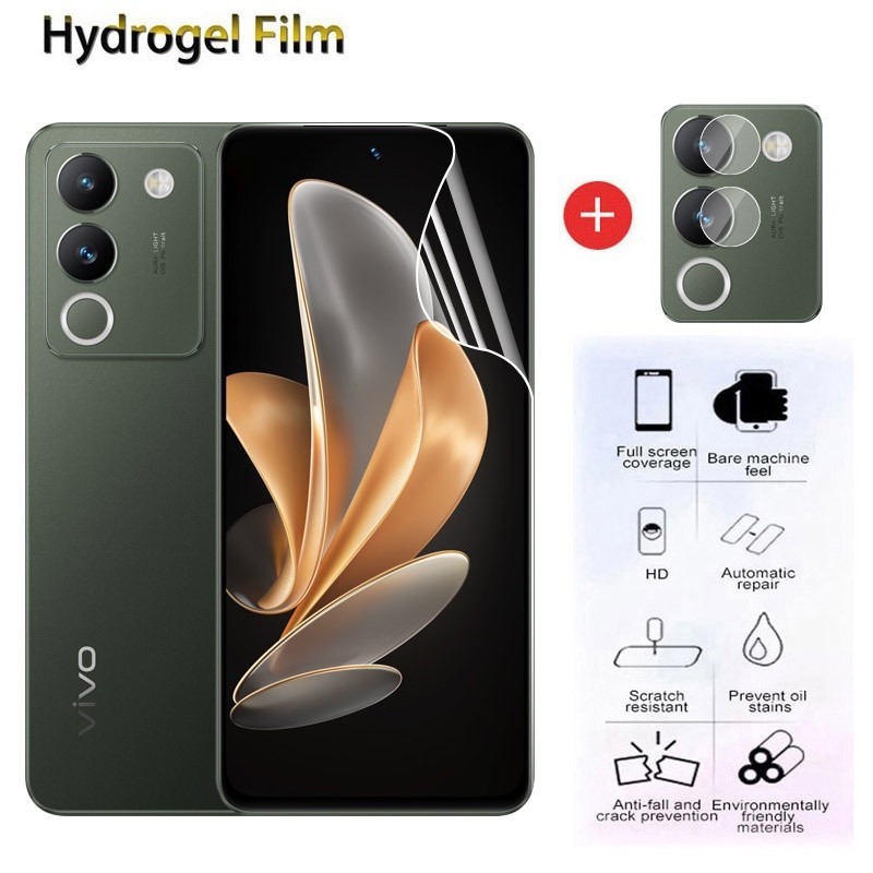 6in1 ด้านหน้าฟิล์มไฮโดรเจลสําหรับVivo V29 V29e V27 V27e 5G 4G 2023 VivoV29 VivoV29e V 29 29e V 27 เล
