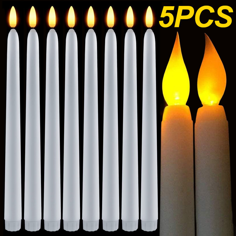 ไฟ LED เทียนเสายาว-อิเล็กทรอนิกส์ริบหรี่เทียนโคมไฟ-โรแมนติก Flameless แสงเทียนอาหารค่ํา Tealight - สําหรับเทศกาลวันเกิดงานแต่งงานตกแต่ง
