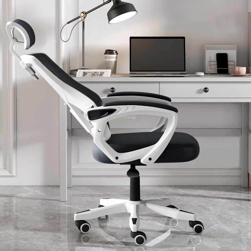 Lla2 ปรับ HC Ergonomic Office เก้าอี้ตาข่ายสีดําเก้าอี้บ้านเอวสนับสนุนเก้าอี้คอมพิวเตอร์เก้าอี้เล่นเ