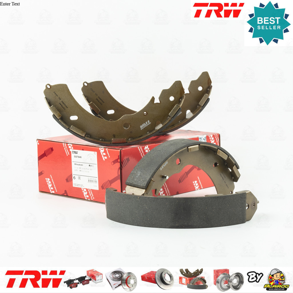 [TRW Premium] ก้ามเบรคหลัง ผ้าเบรคหลัง Mitsubishi PAJERO SPORT ปี 2009-2014 TRW GS 7846