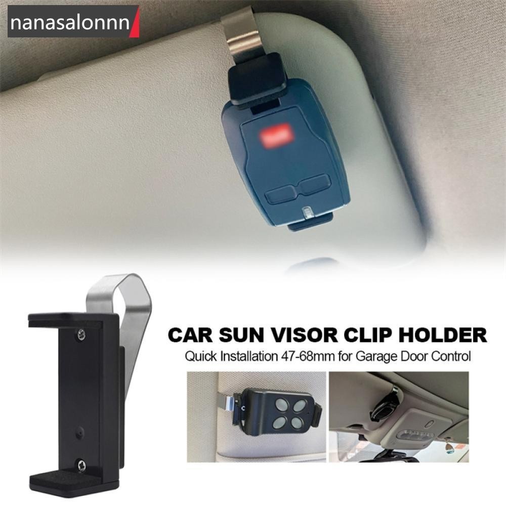 นานาส| รถ Sun Visor คลิปผู ้ ถือประตูรีโมทรถพวงกุญแจ Barrier เปิด Quick ติดตั ้ ง 45-67 มม.สําหรับโรงรถประตู F7N7
